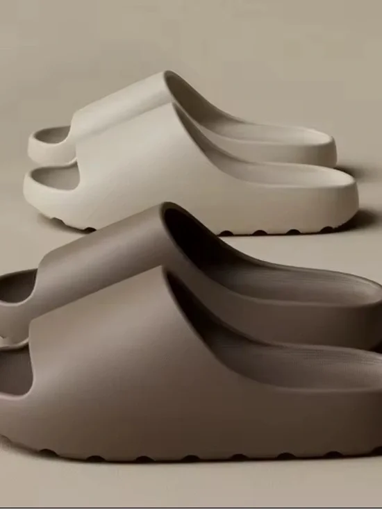 Minimalist Black Slide Sandal - Picture 2 of 5